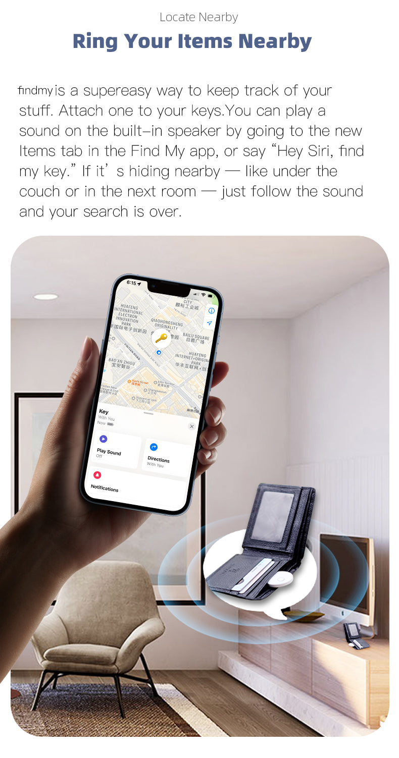 Anti-loss device pet  kid older  item finder location tracker (iOS only) Petfon N7